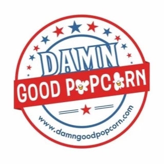 Damn Good Gourmet Popcorn logo