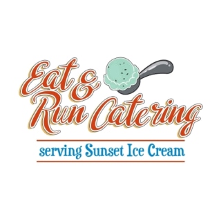 Eat and Run Catering serving Sunset Ice Cream logo
