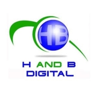 H and B Digital logo
