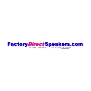 Factory Direct Speakers.com logo