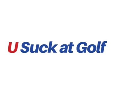 U Suck at Golf logo